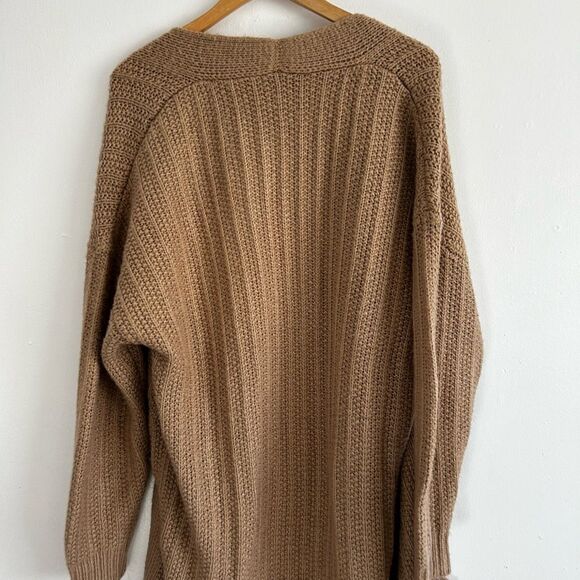 Heartloom Revolve Full Length Open Front Tan Duster Cardigan Size S Neutral - Picture 7 of 10